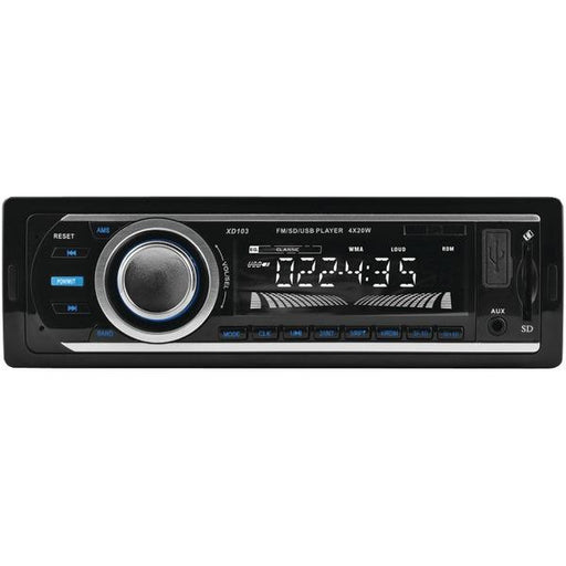 XO VISION XD103 Single-DIN In-Dash FM-MP3 Stereo Digital Media Receiver with USB Port & SD(TM) Card Slot