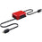 Scosche Mboxrd Retractable Charge & Sync Cable For Micro Devices, 3ft (red)