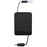 Scosche Mbox Retractable Charge & Sync Cable For Micro Devices, 3ft (black)