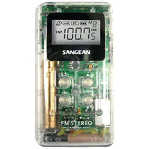 Sangean Dt-120 Clear Pocket Am-fm Digital Radio (clear)