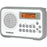 Sangean Pr-d18gr Am-fm Digital Portable Receiver With Alarm Clock (gray)