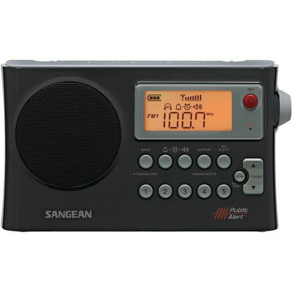 SANGEAN PR-D4W AM-FM Weather Alert Portable Radio