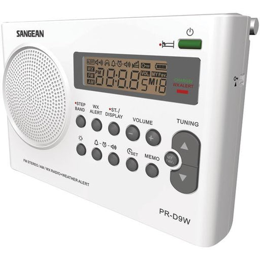 Sangean Pr-d9w Portable Am-fm-noaa Alert Radio With Rechargeable Battery