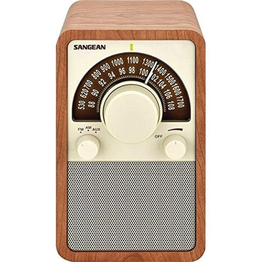 SANGEAN WR-15WL AM-FM Tabletop Radio (Walnut)