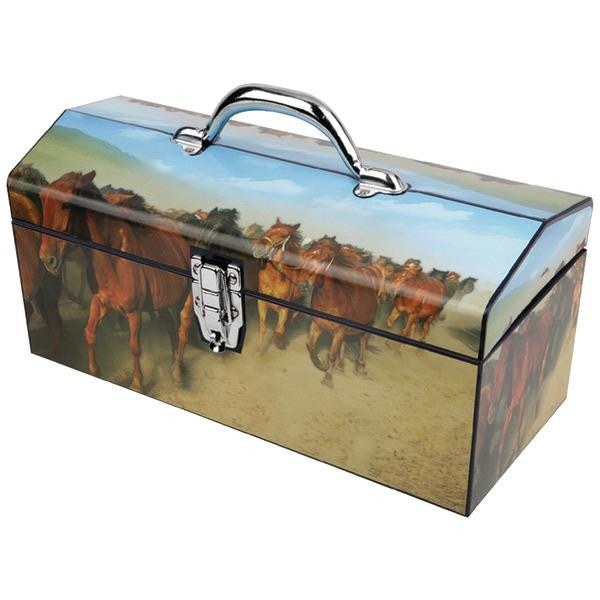 SAINTY 24-032 Wild Horses 16" Tool Box