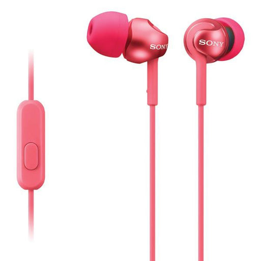 Sony Mdrex110ap-p Ex Monitor In-ear Headphones With Microphone (pink)