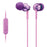 Sony Mdrex110ap-v Ex Monitor In-ear Headphones With Microphone (violet)