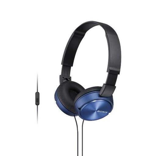 Sony Mdrzx310ap-l Zx Series Over-ear Headphones With Microphone (blue)