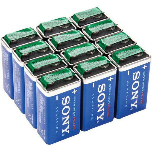 Sony S9v-12bulk Stamina(r) Plus Alkaline Bulk Batteries (9v; 12 Pk)