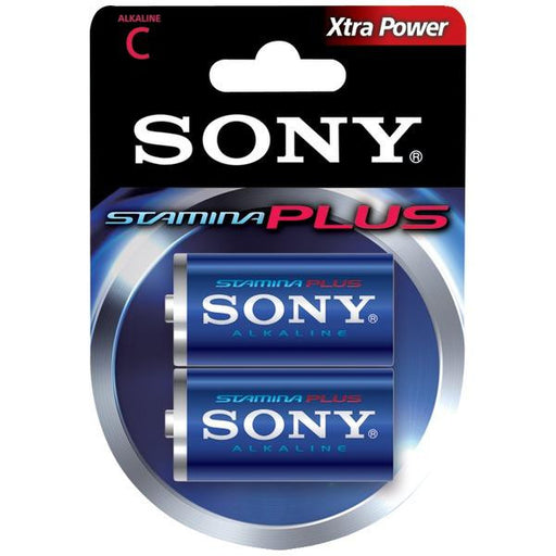 Sony S-am2b2a Stamina(r) Plus Alkaline Batteries (c; 2 Pk)