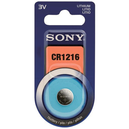 Sony S-cr1216b1a 3-volt Lithium Coin Cell (cr-1216)