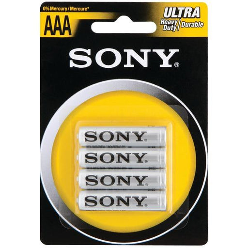 Sony S-r03nub4a Heavy-duty Carbon Zinc Batteries (aaa; 4 Pk)