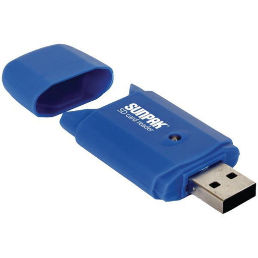 Sunpak Sd-cr-bu Sd(tm) Card Reader (blue)