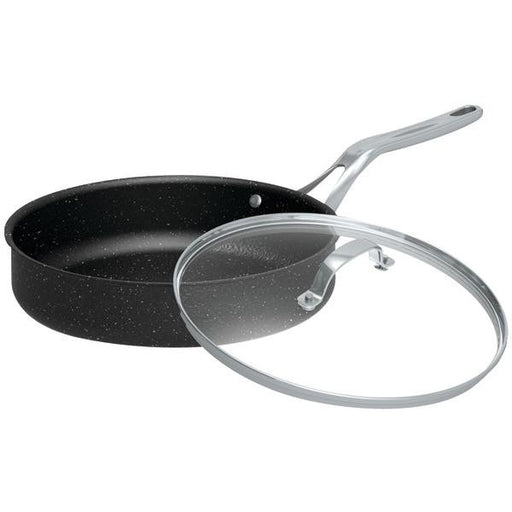 STARFRIT 060318-003-0000 The Rock 11" Deep Fry Pan with Glass Lid