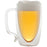 STARFRIT 080061-006-0000 17-Ounce Double-Wall Glass Beer Mug