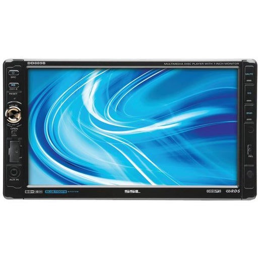 Soundstorm Dd889b 7" Double-din Multimedia Player With Detachable Touchscreen Monitor, Bluetooth(r