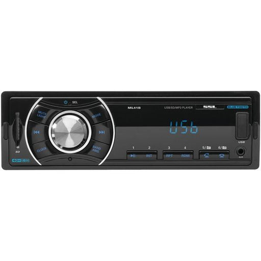 SOUNDSTORM ML41B Single-DIN In-Dash Mechless Receiver (With Bluetooth(R))