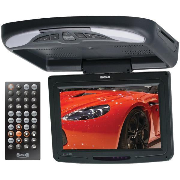 Soundstorm S11.2cbl 11.2" All-in-one Ceiling-mount Tft Monitor & Dvd Player With Ir Transmitter