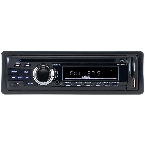 Soundstorm Sd445usa Single-din In-dash Dvd Receiver With Detachable Front Panel