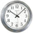 TIMEKEEPER 401ZWA 16" Galvanized Metal Silver Wall Clock