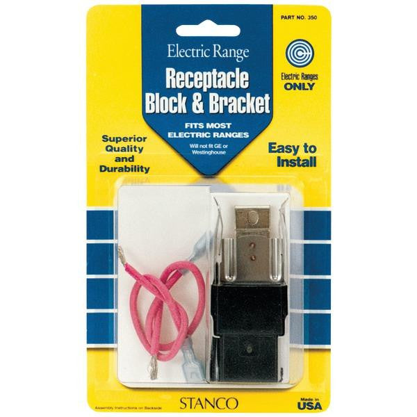 STANCO 70035002 Electric Range Receptacle Block & Bracket