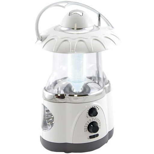 Northpoint 190475 12-led Lantern With 4-led Flashlight & Am-fm Radio (white)