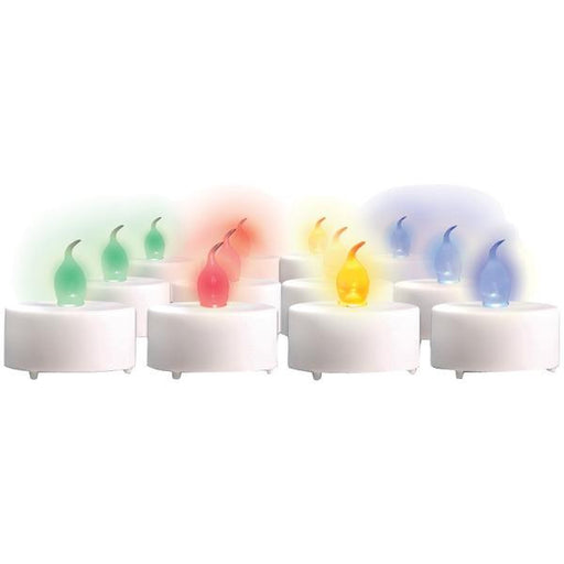 NORTHPOINT GM8252 12-Piece Multicolored LED Tealight Set