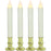 NORTHPOINT GM8270 LED Flickering Candles with 8-Hour Timer, 4 pack