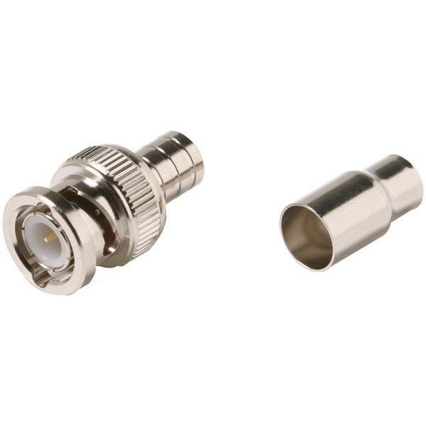 Steren 200-131 Bnc Hex Crimp Rg59 Connector, 2 Pk