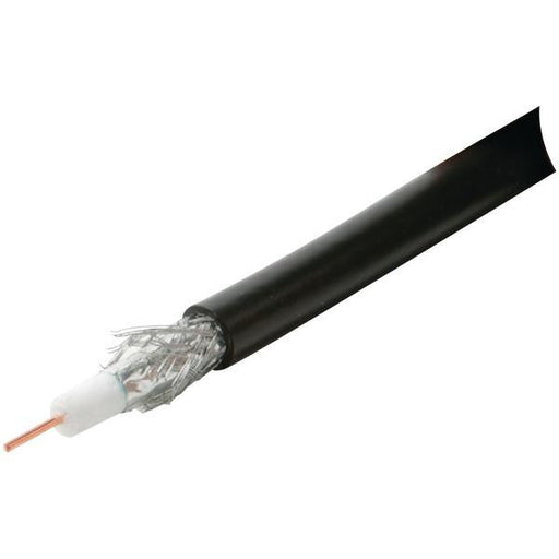 Steren 200-931bk Rg6-u Coaxial Cable, 1,000ft