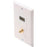 STEREN 516-111WH HDMI(R) & F Connector Wall Plate