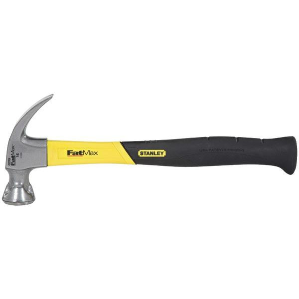 Stanley 51-505 Fatmax(r) 16oz Curve Claw Graphite Hammer