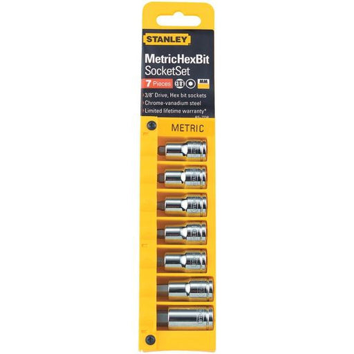 Stanley 85-708 7-piece 3_8" Professional Grade(tm) Hex Bit Socket Set