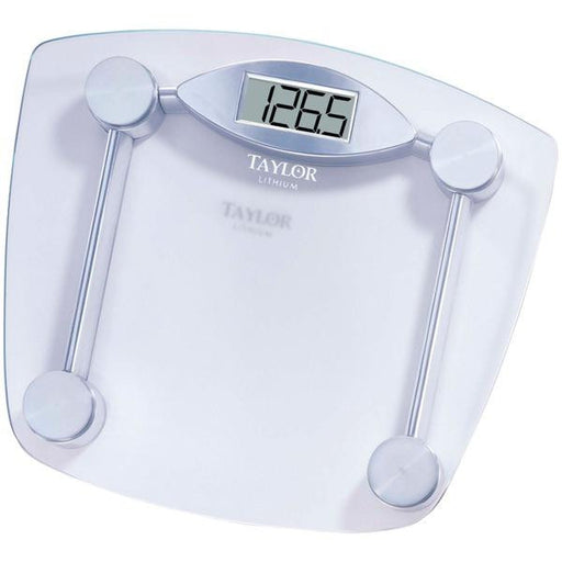 Taylor 7506 Chrome & Glass Lithium Digital Scale