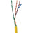 Vericom Mbw5u-01443 Cat-5e Utp Solid Riser Cmr Cable, 1,000ft Pull Box (yellow)