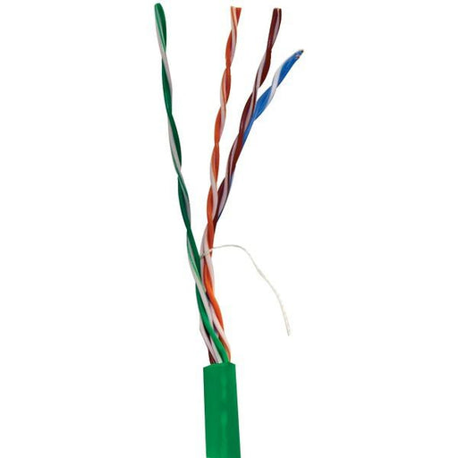 Vericom Mbw5u-01555 Cat-5e Utp Solid Riser Cmr Cable, 1,000ft Pull Box (green)