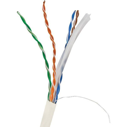 Vericom Mbw6u-01444 Cat-6 Utp Solid Riser Cmr Cable, 1,000ft Pull Box (white)