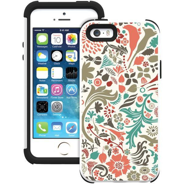 Trident Agd-apl-iph5s-wtp003 Iphone(r) 5s 2014 Aegis Design Series(r) Case (white With Flourish)