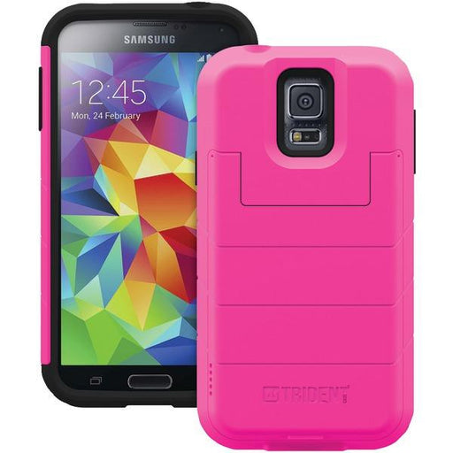 Trident Ag-ssgxs5-pkw00 Samsung(r) Galaxy S(r) 5 Aegis Series(r) Wallet Case With Flip-top Cover (