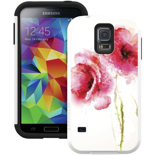 Trident Ag-ssgxs5-wt010 Samsung(r) Galaxy S(r) 5 Aegis Series(r) Case (red Poppies)