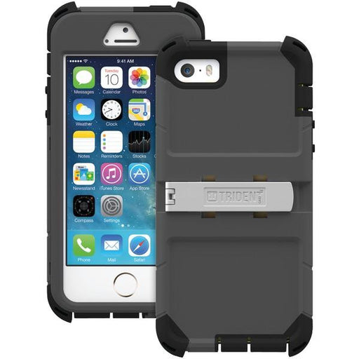 Trident Ams-apl-iph5s2-gy Iphone(r) 5s 2014 Kraken A.m.s. Series(tm) Case With Holster (gray)