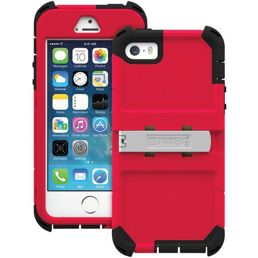 Trident Ams-apl-iph5s2-red Iphone(r) 5s 2014 Kraken A.m.s. Series(tm) Case With Holster (red)