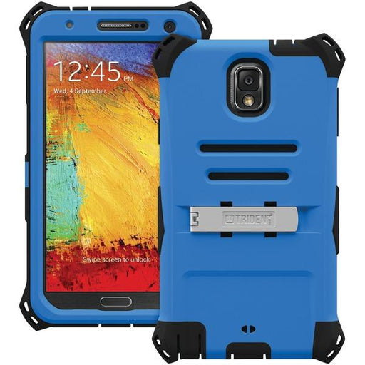 Trident Ams-sam-gnote3-blu Samsung(r) Galaxy Note(r) 3 Kraken A.m.s. Series(tm) Case With Belt Cli