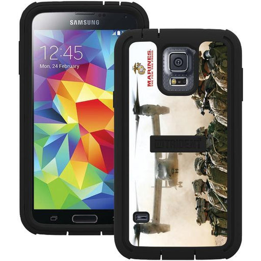 Trident Cy-ssgxs5-bkk03 Samsung(r) Galaxy S(r) 5 Cyclops Series(tm) U.s. Marines(r) Case (action)