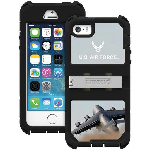 Trident Kn-apip5s-bkk01 Iphone(r) 5s Kraken A.m.s. Series(tm) Case With Holster (u.s. Air Force(r)