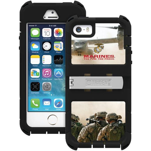 Trident Kn-apip5s-bkk03 Iphone(r) 5s Kraken A.m.s. Series(tm) Case With Holster (u.s. Marines(r) A