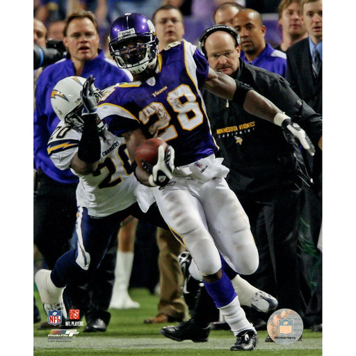 Adrian Peterson Run Down Sidelines vs Chargers 8x10 Photo uns