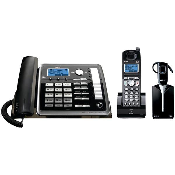 Rca 25270re3 2-line Expandable Corded-cordless-headset Phone System With Caller Id & Answerer