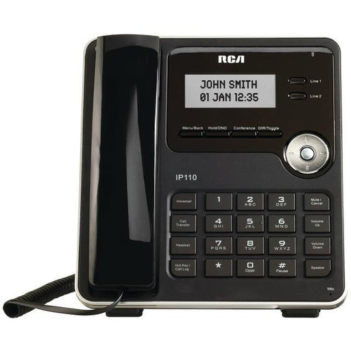 Rca Ip110s Business Class Voip Corded 2-line Phone System & Service