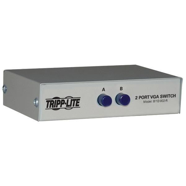 Tripp Lite B112-002-r 2-port Hd15 Vga-svga Push-button Switch